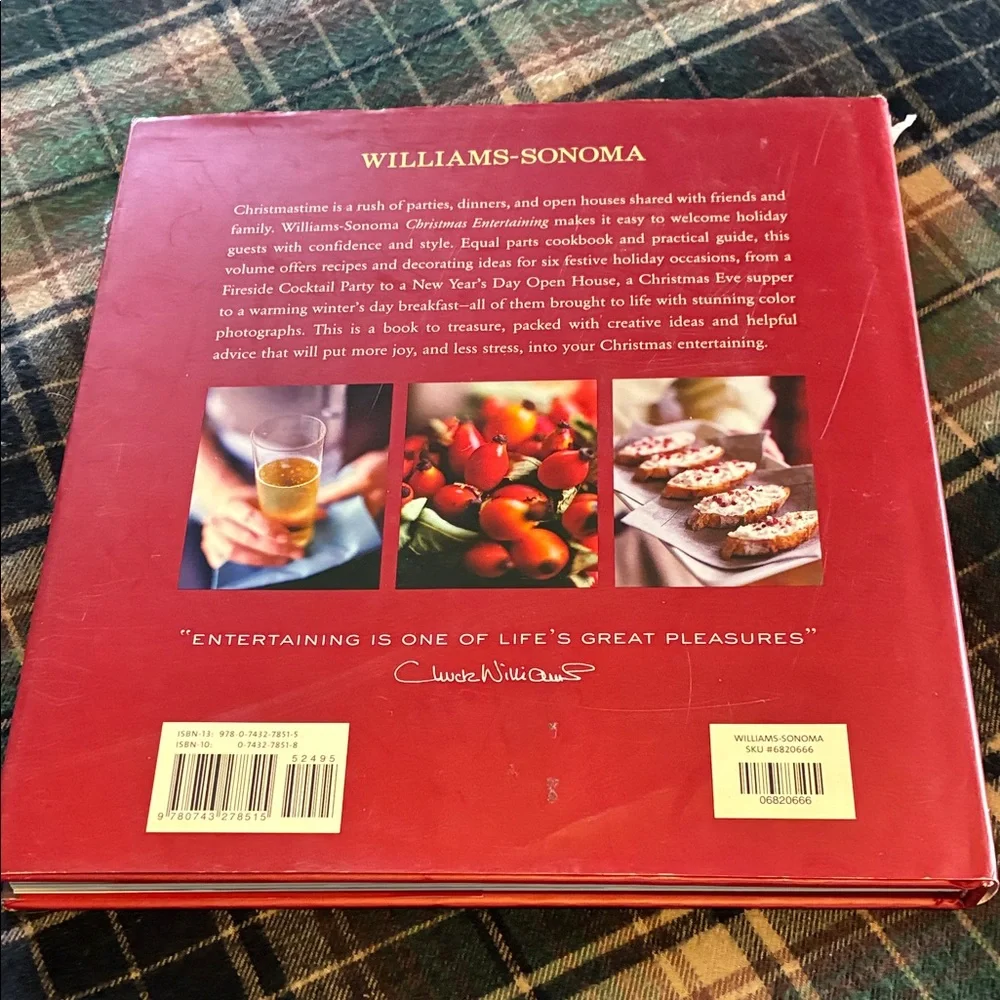 Williams Sonoma Christmas Entertaining Book